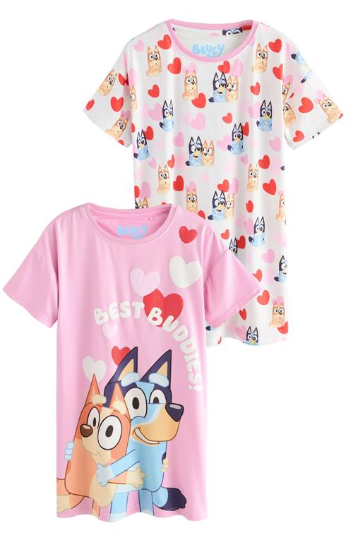 Se Next Natskjorte  beige / navy / lyserød / hvid hos About You