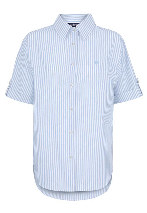 Jimmy Sanders Bluse  blå / hvid