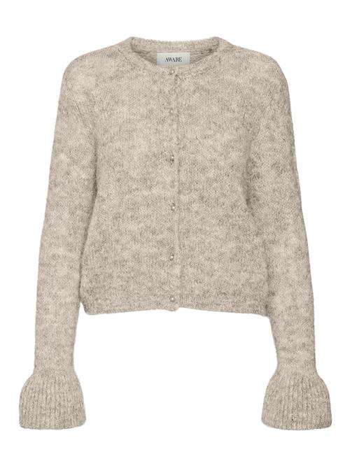 VERO MODA Cardigan 'AWLeah'  beige-meleret