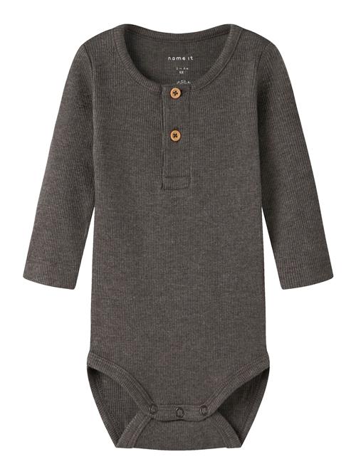 NAME IT Sparkedragt/Body 'NBMKab'  mørkebrun