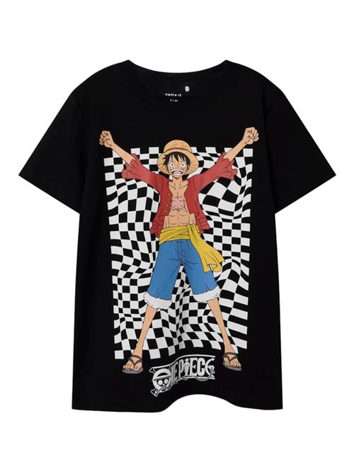 NAME IT Shirts 'NKMJob'  blå / rød / sort / hvid