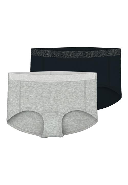 NAME IT Underbukser  grå-meleret / sort