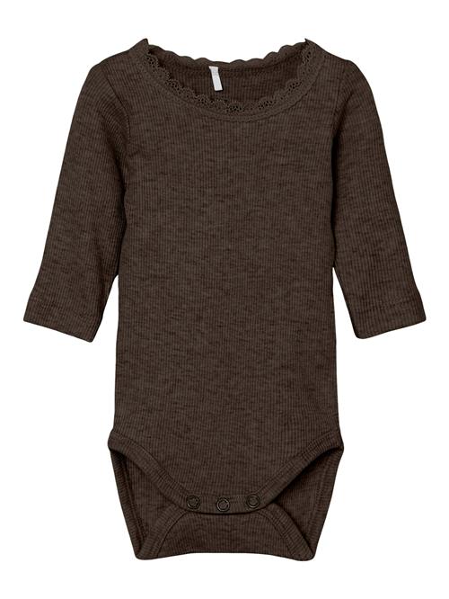 NAME IT Sparkedragt/Body 'NBFKab'  mørkebrun