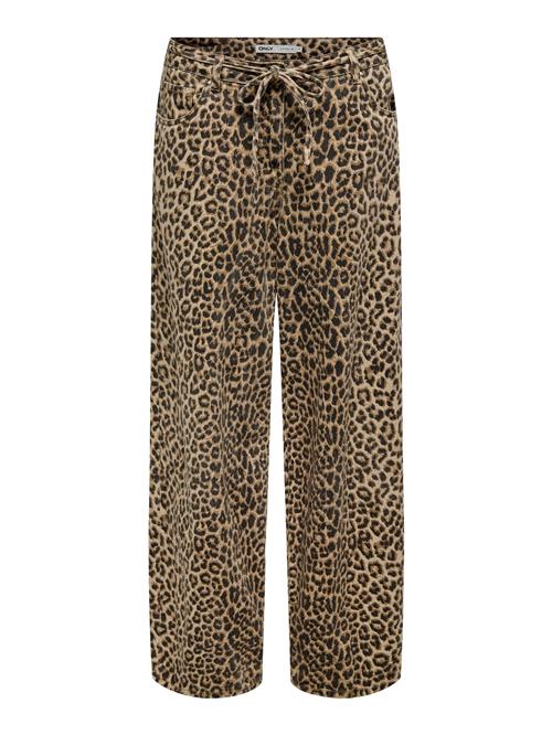 ONLY Bukser 'ONLNaomi'  brun / mørkebrun