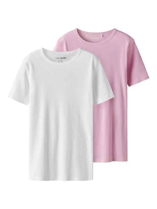 TWO SOON Bluser & t-shirts  lilla / hvid