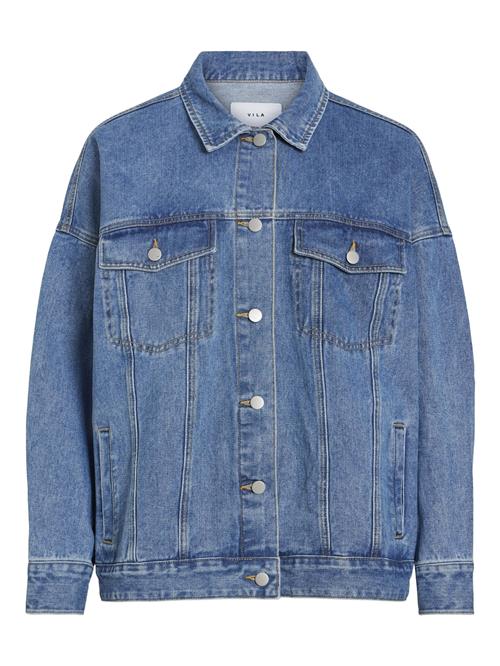 VILA Overgangsjakke  blue denim