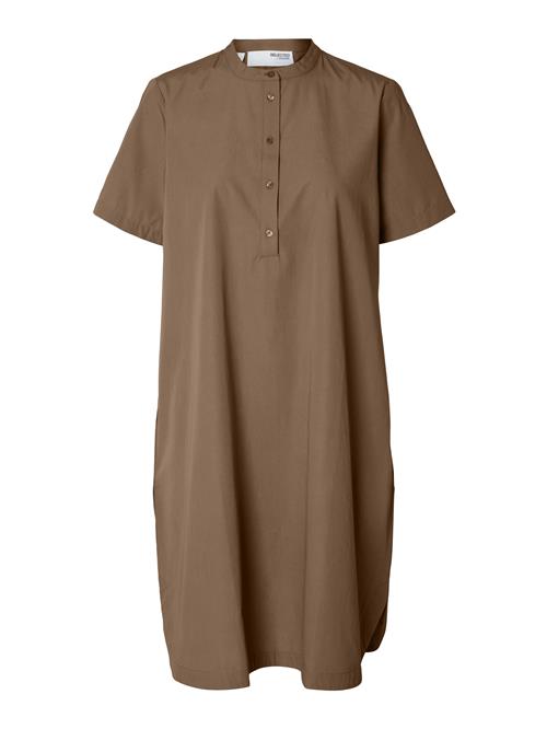 SELECTED Kjole 'SLFBLAIR'  brun