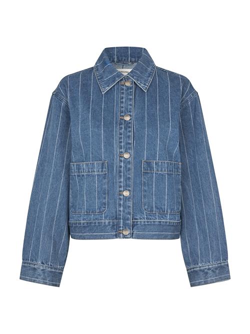 modström Overgangsjakke 'Isolde'  blue denim / hvid