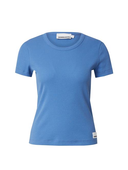 ARMEDANGELS Shirts 'KARDAA'  blå / hvid