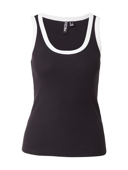 PIECES Overdel 'PCMAY'  sort / hvid