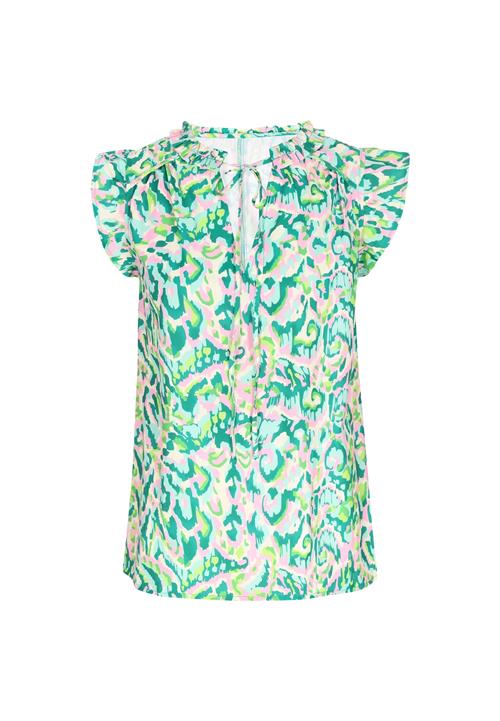 IZIA Bluse  pastelgul / grøn / mint / lys pink