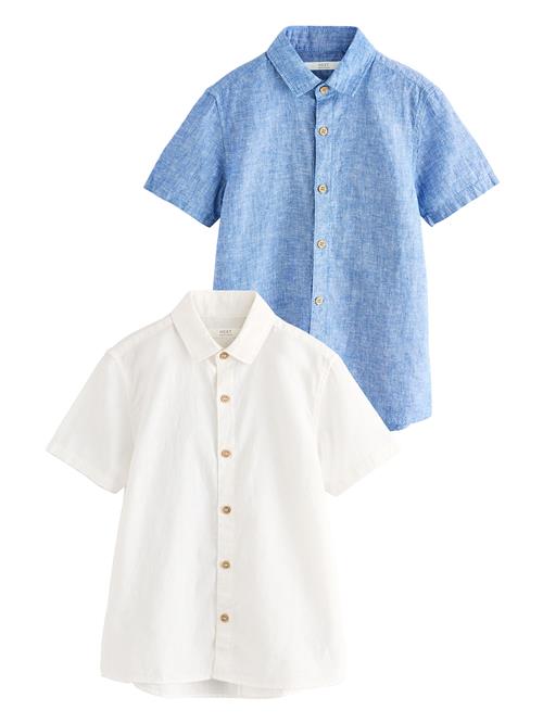 Next Skjorte  blå-meleret / hvid