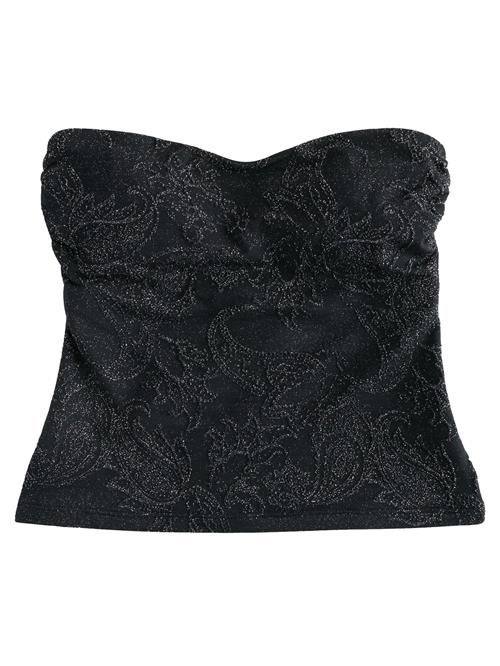 Next Tankini-overdel  sort / sølv