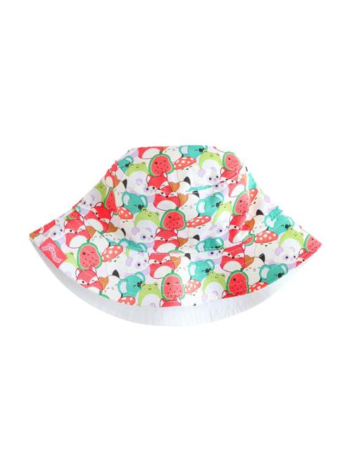 Next Hat  lysegrøn / mørkeorange / rød / hvid