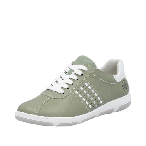 Rieker Sneaker low  oliven / hvid