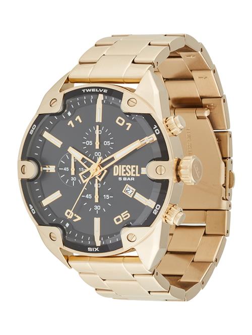 DIESEL Analogt ur  guld / sort
