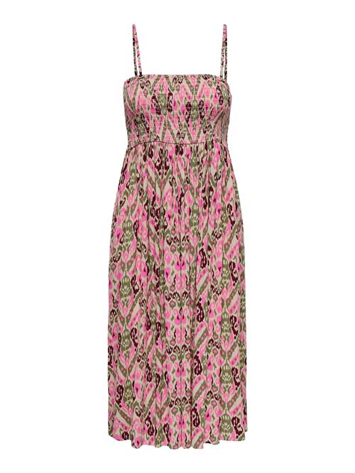 JDY Sommerkjole 'JDYBree'  mørkebrun / greige / oliven / pitaya