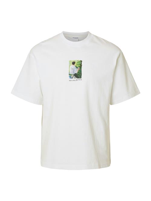 SELECTED Bluser & t-shirts 'SLHDarius'  blå / grøn / mørkegrøn / hvid