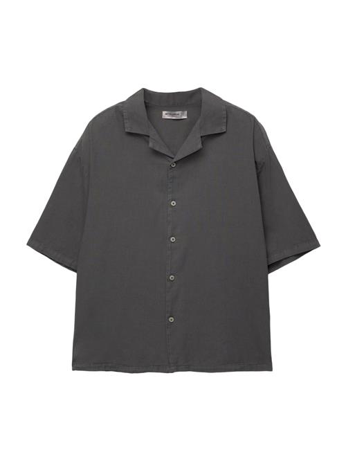 Pull&Bear Skjorte  mørkegrå