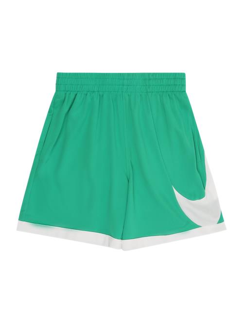 NIKE Sportsbukser 'SWOOSH'  lysegrøn / hvid