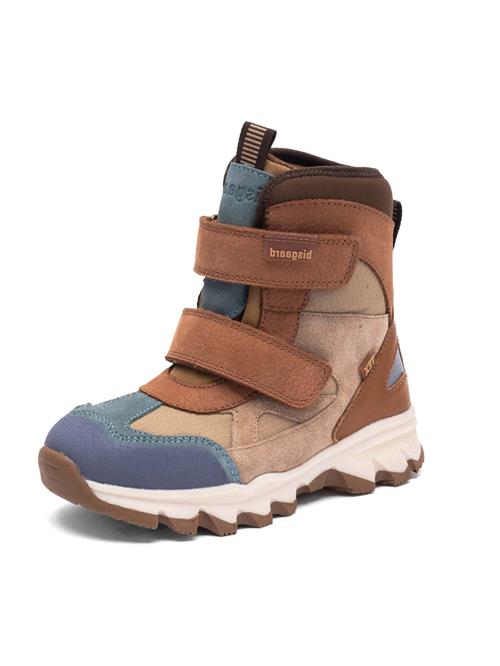 BISGAARD Snowboots 'Edon'  røgblå / brun / lysebrun
