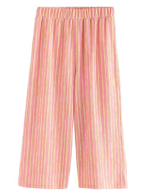 Next Bukser  mørkeorange / pink / hvid