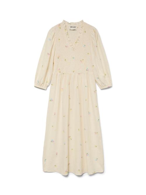 VERO MODA Kjole 'VMRUPA'  beige / blå / pink