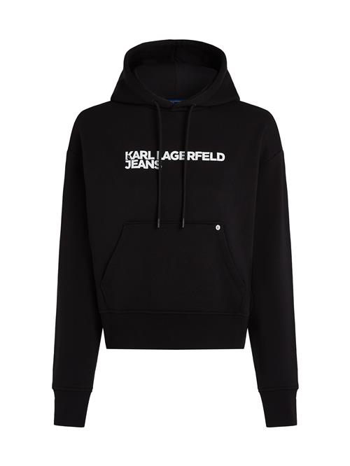 KARL LAGERFELD JEANS Sweatshirt  sort / hvid