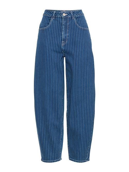 ICHI Jeans 'IHCILK PA3'  blå / hvid