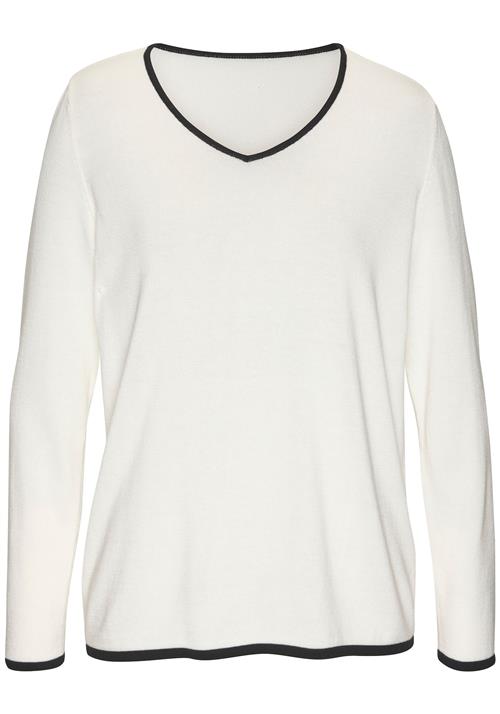 VIVANCE Pullover  sort / hvid