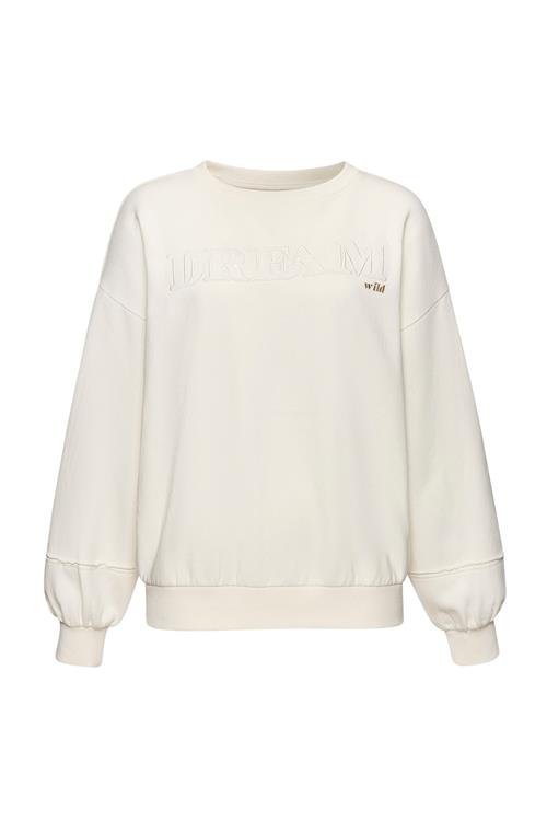 BUFFALO Sweatshirt  brun / naturhvid