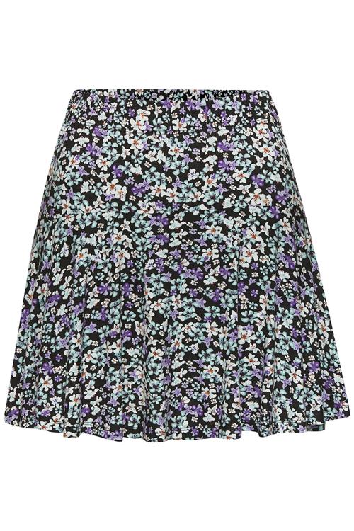 VIVANCE Nederdel  lyseblå / lilla / sort / hvid