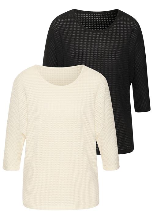 VIVANCE Pullover  creme / sort