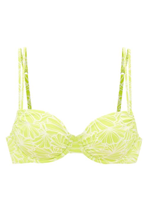 VENICE BEACH Bikinioverdel  lime / hvid
