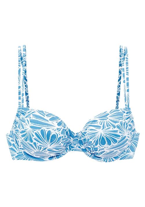 VENICE BEACH Bikinioverdel  himmelblå / hvid