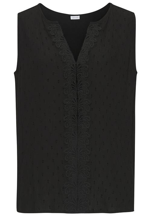 LASCANA Bluse  sort
