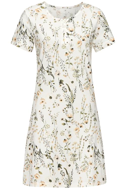 LASCANA Natskjorte  beige / creme / grøn / hvid