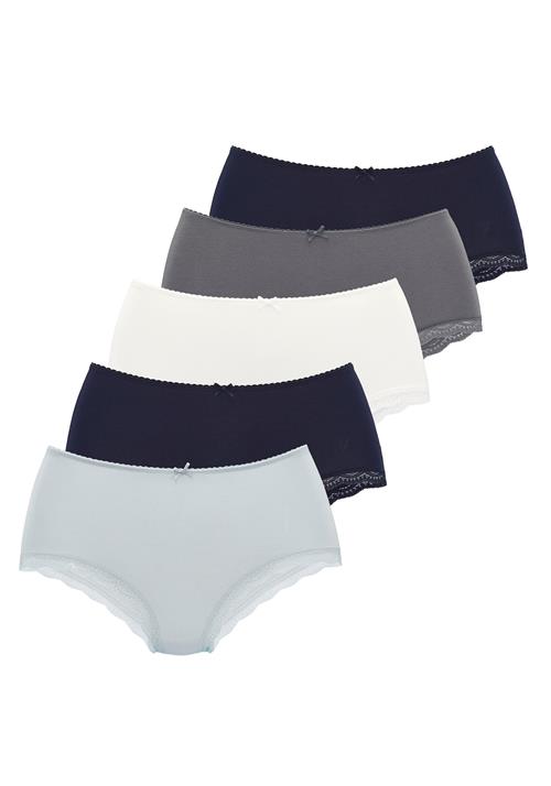 LASCANA Slip  marin / lyseblå / mørkegrå / hvid