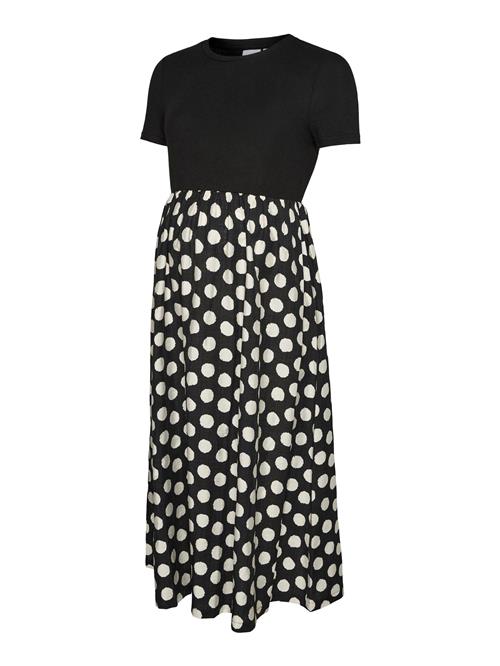 MAMALICIOUS Kjole 'MLKalia'  sort / hvid