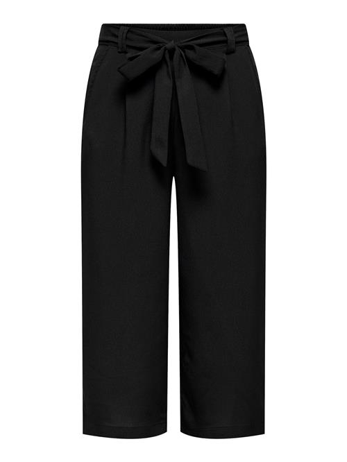 ONLY Bukser med lægfolder 'ONLNova'  sort