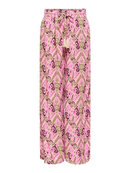 JDY Bukser 'JDYBREE'  grøn / pink / lyserød / mørk pink