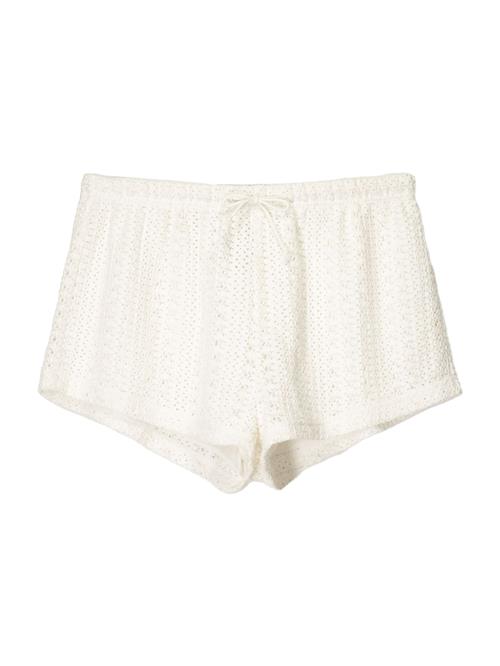 Bershka Bukser  ecru