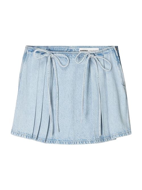 Bershka Nederdel  lyseblå