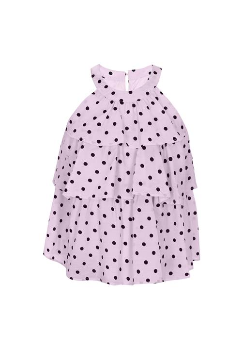 faina Bluse 'Fashion Look'  pastellilla / sort