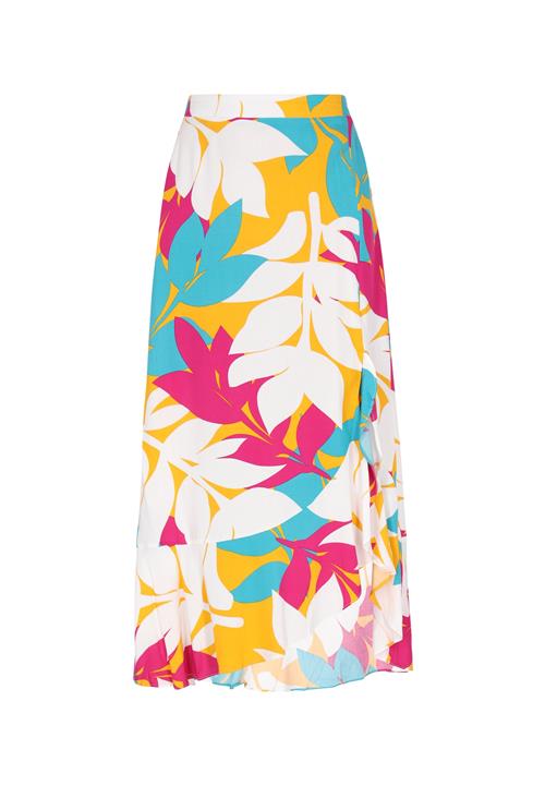 IZIA Nederdel  turkis / gul / pink / hvid