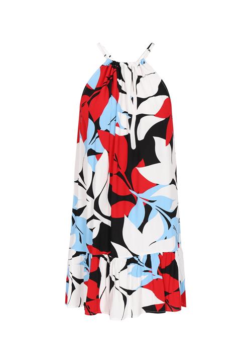 IZIA Sommerkjole  blå / rød / sort / hvid