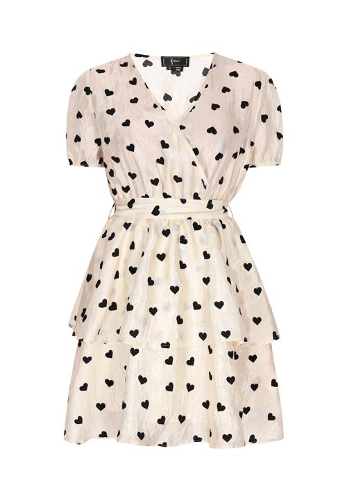 faina Coctailkjole 'Fashion Look'  creme / sort