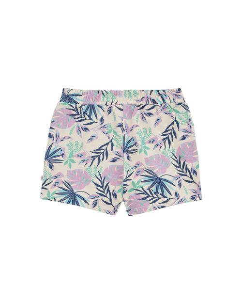 WE Fashion Bukser  ecru / navy / lime / blomme