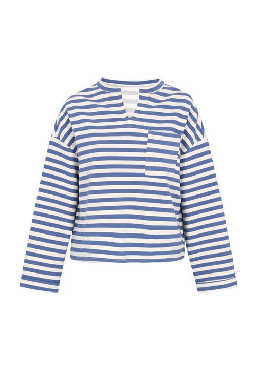 usha BLUE LABEL Shirts 'Fashion Look'  safir / hvid