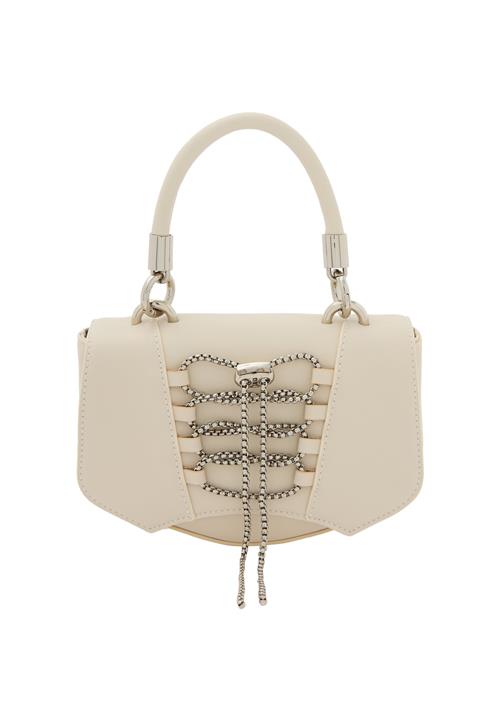 faina Håndtaske  naturhvid